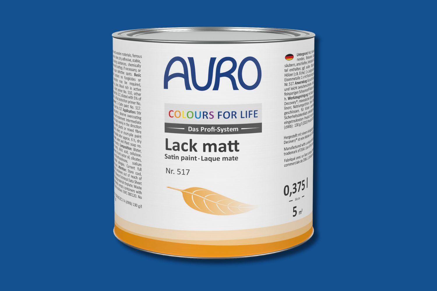 Auro Lack matt Nr. 517 Buntlack Ultramarin-Blau