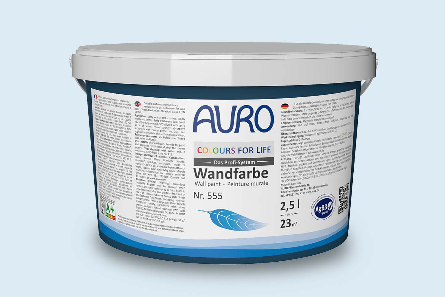 Auro Wand- und Deckenfarbe Nr. 555 Soft Tones Colours For Life