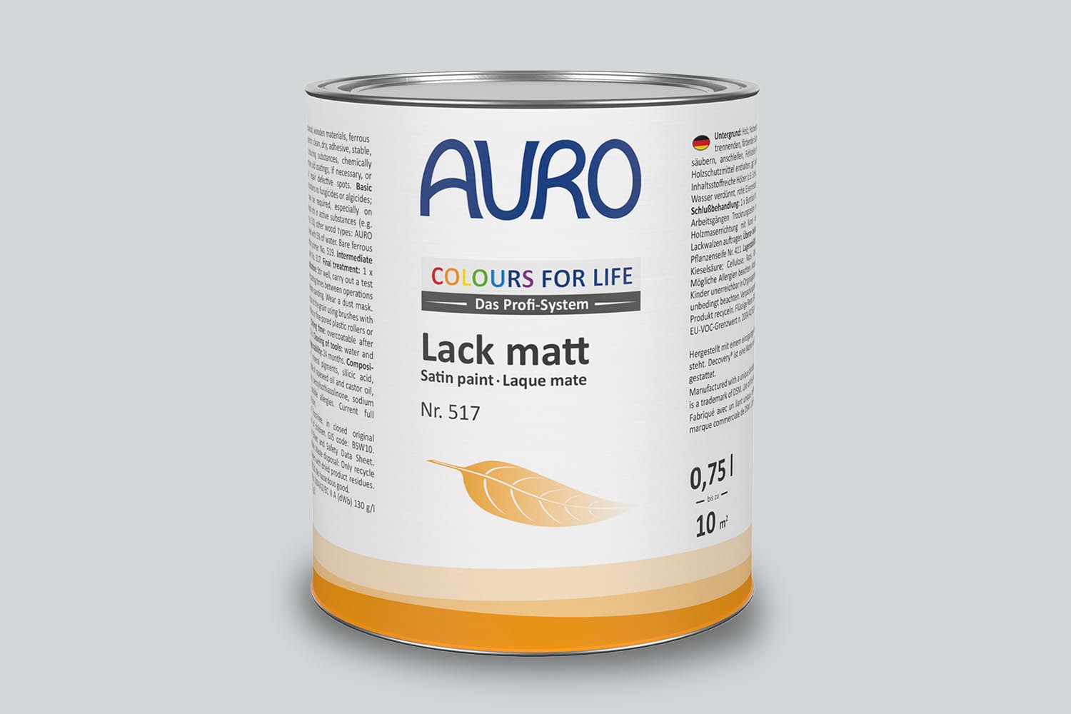 Auro Lack matt Nr. 517 Grautöne Colours for Life