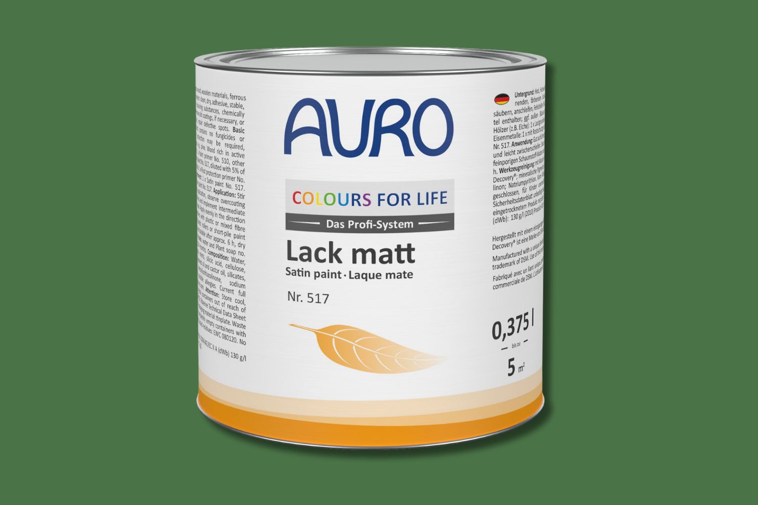 Auro Lack matt Nr. 517 Buntlack Grün