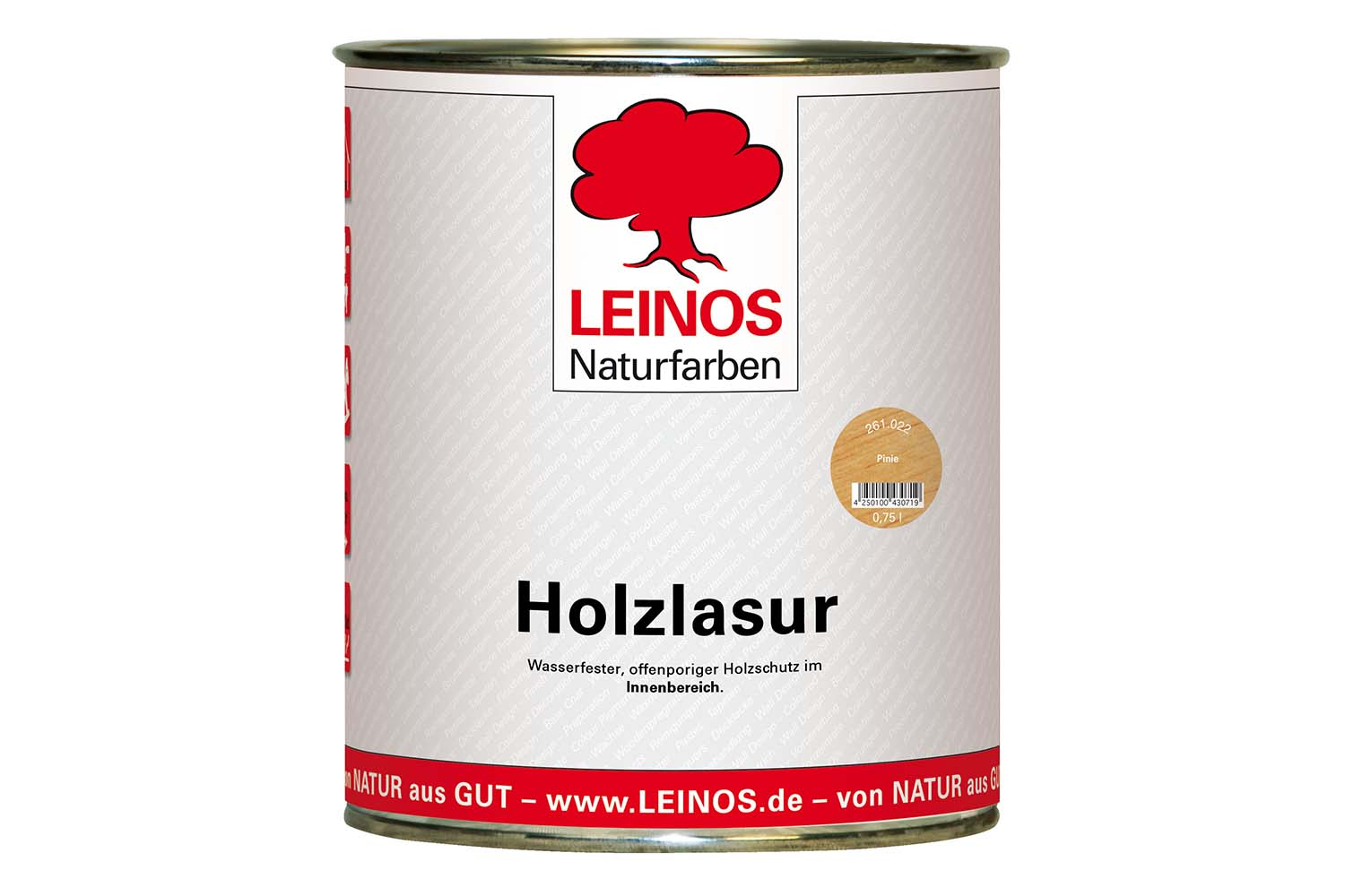 Lasure intérieure 261  LEINOS Naturfarben - Öle und Farben - von NATUR aus  GUT